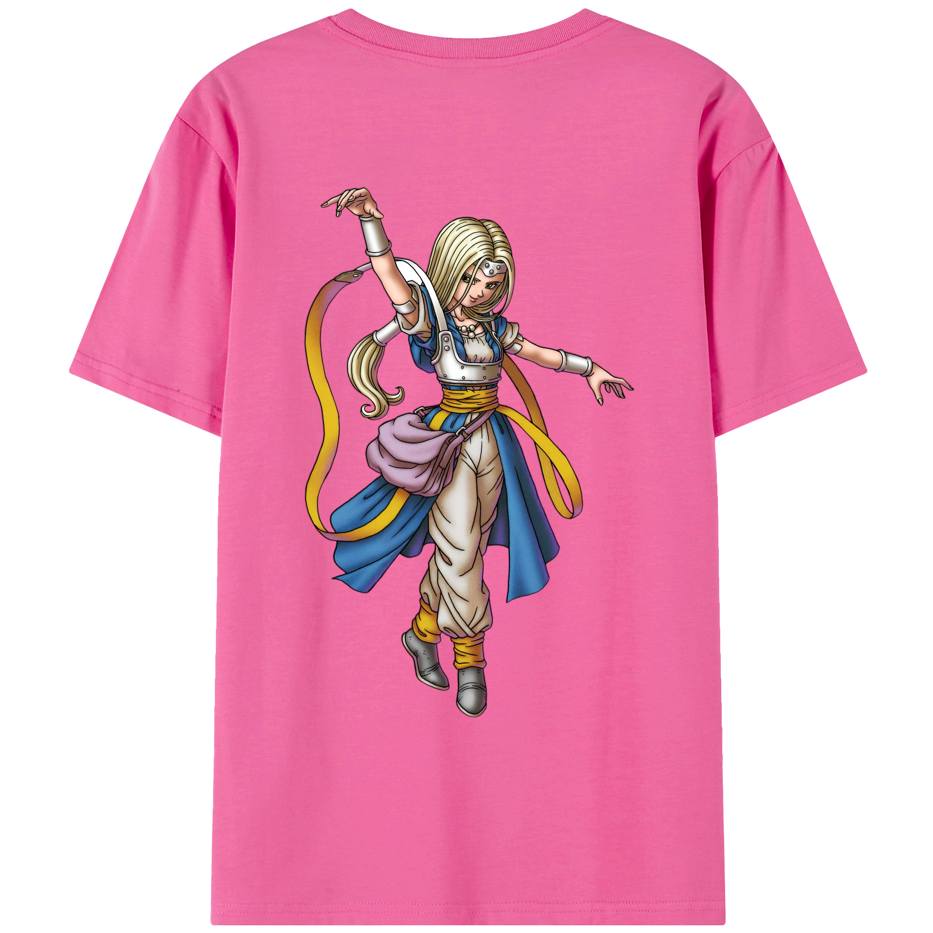 （画像用） ドラゴンクエスト Doragon Kuesuto Dragon Quest レディース半袖Tシャツ(バックプリント)